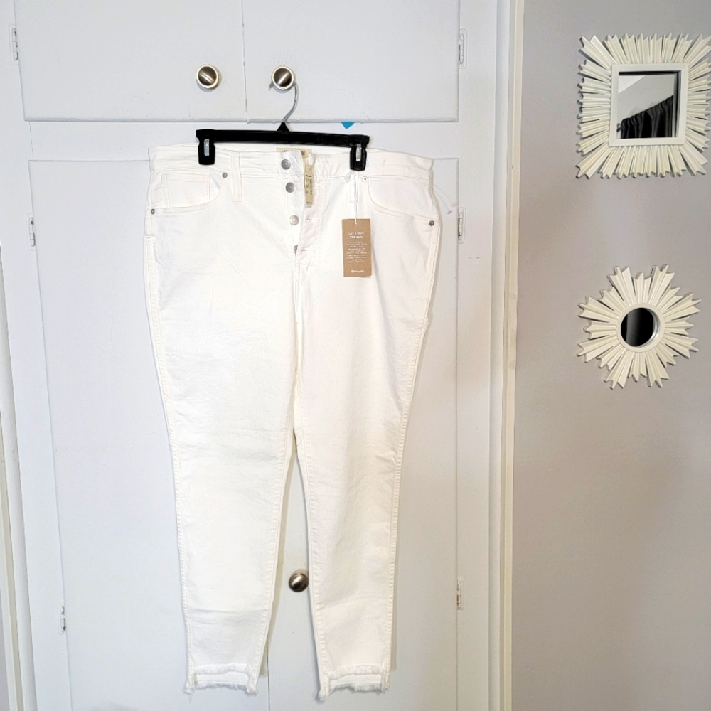 Madewell white pants